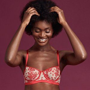 38G / 38I Figleaves Sheer Balcony Bra